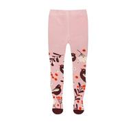 Dedoles Collant Bambini Ragazza & Ragazzo Calzamaglie Cotone con tanti Design Dinosauri Unicorno Koala Cuori Uccelli Poliziotto Regalo, colore: Rosa, disegno: Uccelli e bacche, taglia: 5-6 years