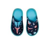 Dedoles Pantofole Donna Uomo & Bambini Ciabatte Memory Foam con tanti Design Unicorno Gatti Caffè Musica Regalo, Colore: Pianeti, 32-33 EU