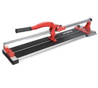 DEDRA 1151 - Tagliapiastrelle manuale 700 mm 70 cm con cuscinetto a sfere, guida in acciaio a profilo a "X", peso 9,25 kg, per piastrelle e terracotta