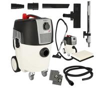 Dedra Aspiratore a secco e a umido per uso con una smerigliatrice a gesso 1600 W, filtro vibrante automatico, presa integrata max 2000 W