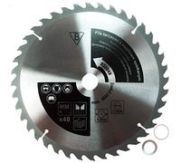 Dedra H31540 - Lama per sega circolare in acciaio, 315 x 40 x 30 mm, con anello riduttore 30/25 mm 30/20 mm