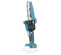 DEDRA Mini motosega da 6", piccola sega a batteria da 18 V, design leggero e dimensioni compatte, protezione della catena, spessore di taglio (fino a 140 mm) 8 m/s velocità, alta velocità di rotazione