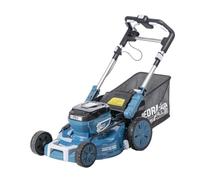 DEDRA SAS+All DED6998X-2A5 - Set tosaerba a batteria 2 x 18 V con azionamento DED6998X + 2 batterie DED7035 + caricatore DED7038V, lama V-Cut, agli ioni di litio, larghezza di taglio: 460 mm, altezza