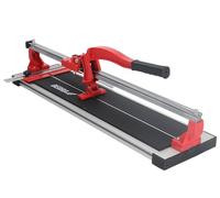 DEDRA Tagliapiastrelle Manuale 1151-060, 600 mm, 60 cm, con Cuscinetto a Sfera, Guida con Profilo X, Peso 9,25 kg, Guida in Acciaio