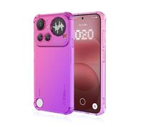 Dedux Cover per Nothing Phone 4a Pro 5G, Custodia Trasparente Gradiente Protettivo TPU Case, Ultra Sottile Rinforzo a quattro angoli Cover (Rosa/Viola)