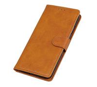 Dedux Custodia Cover per Motorola Edge 40 Neo, [Funzione Stand] Premium Pu Flip Cover con Chiusura Magnetica. Marrone