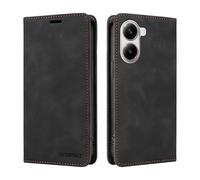 Dedux Custodia per Xiaomi Poco X7 PRO 5G Cover Antiurto Portafoglio Magnetica Flip Pelle Sintetica RFID Blocco Tasca Carte Portacellulare Cavalletto Flip Caso. Nero