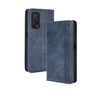 Dedux Portafoglio Custodia Cover Compatibile con Xiaomi Mi 10T(10T PRO) 5G, Cover per Biglietti da Visita in Pelle Retro con Chiusura Magnetica Premium Pu Flip, Blu