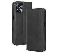 Dedux Portafoglio Custodia Cover per Motorola Moto G13, Cover Biglietti Visita Pelle Retro con Chiusura Magnetica Premium Pu Flip. Nero
