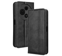 Dedux Portafoglio Custodia Cover per TCL 60 SE/TCL 605, Cover Biglietti Visita Pelle Retro con Chiusura Magnetica Premium Pu Flip. Nero