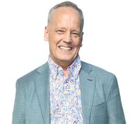 Dee Bradley Baker (Blue Blazer) Half Body Buddy Cutout