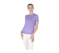 Dee Ocleppo, ,Tops ,Donna ,Viola ,S Cashmere Short Sleeve Top