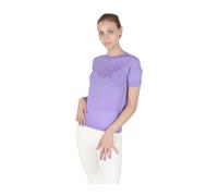 Dee Ocleppo, ,Tops ,Donna ,Viola ,XL Cashmere Top Short Sleeves ART 003