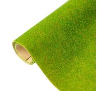 Deeabo 100 * 50cm Tappetino Decorativo Erba Artificiale, Nylon Prato In Miniatura Costruzione Giardino Tappetino Erba Decorazione, Fai Da Te Modello Architettonico Fatto A Mano Carta, Giallo Verde