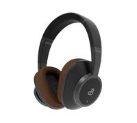 DeeBee DB-PULSE-BLM Cuffie Bluetooth Circumaurali, Cancellazione Attiva del Rumore, 40 Ore di Autonomia, Nero, con cuscinetto intercambiabile