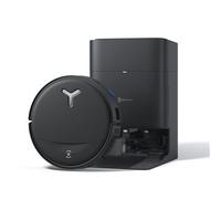 ECOVACS DEEBOT T80S OMNI Robot Aspirapolvere Lavapavimenti, 24800 Pa, OZMO ROLLER 2.0, ZeroTangle 3.0, Triple Lift, Lavaggio Mocio con Acqua Calda a 40-75 °C, Asciugatura ad Aria Calda, Nero