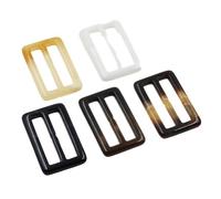 DEEBOW 10 PZ 50/25 MM Quadrato Rotondo Resina Fibbia della Cintura Sciarpa di Seta Fibbia Grande T Shirt Anello Pinze per Le Donne Giacca A Vento Trench Cappotto Angolo Pulsante