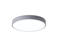 DEEBOW Moderna e minimalista, spettro completo, CRI95+ infinitamente dimmerabile, 5576K, sorgente luminosa a lente LED, lampada da soffitto rotonda 50cm Ash