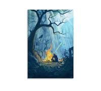 DEEBOW Poster Dark Souls, stampa artistica da parete su tela, poster decorativo moderno, per camera da letto, 30 x 45 cm