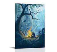 DEEBOW Poster Dark Souls, stampa artistica da parete su tela, poster decorativo moderno, per camera da letto, 20 x 30 cm