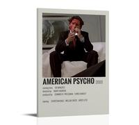 DEEBOW Poster decorativo da parete su tela, motivo: American Psycho Horror 2000, stampa moderna per camera da letto, per camera da letto, 60 x 90 cm