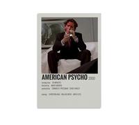 DEEBOW Poster decorativo da parete su tela, motivo: American Psycho Horror 2000, stampa moderna, per camera da letto, per la camera da letto, 20 x 30 cm