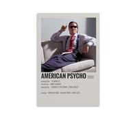 DEEBOW Poster decorativo da parete su tela, motivo: American Psycho Horror, stampa artistica moderna, per camera da letto, 20 x 30 cm