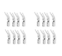 Deechate 16 connettori a forcella a Y a banana HIFI placcati in puro rame a forchetta HiFi Speaker Spade connettore a vanga-