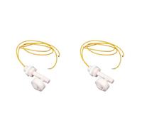 Deechate 2 interruttori a galleggiante montati lateralmente, interruttori di livello del liquido, sensori di livello del liquido, galleggianti in plastica antiruggine