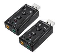 Deechate 2X 7.1 canali USB scheda audio esterna adattatore audio