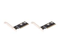 Deechate 2X Adattatore PCI-e U.2, Massimizza il Potenziale PCIe: Scheda Adattatore Riser PCIe 3.0 4.0 X16 A 2 Porte SFF-8654 8i