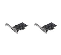 Deechate 2X PCI Express X1 PCI-E FireWire 1394A IEEE1394 Scheda Controller 3 Porte per Desktop