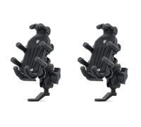 Deechate 2X Supporto per Telefono da Moto con Ammortizzatore di Vibrazioni per Telefoni da 4,7-7,1 Pollici, Supporto Universale per Specchietto Retrovisore