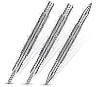 Deechate 3 Pezzi Set di Chiodi e Cerniera Pin Tool Center Punch Set di Chiodi un Molla per Porta 1/32 Pollici 1/16 Pollici Doppia Testa, 1/8 Pollici