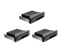 Deechate 3pcs 5.25 Pollice Interni Tray-Less Bay III Hard Drive Backplane Enclosure Hot Swap Mobile Rack per 2.5/3.5 Pollici HDD