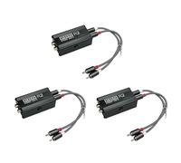 Deechate 3X Ground Loop Audio Isolator Audio Noise Filter Noise Suppressor Isolator Audio Signal Noise Reducer