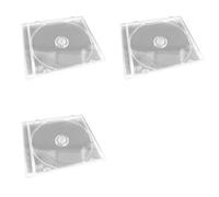 Deechate 3X per CD/Dvd in Plastica Trasparente, Pezzo Unico, Organizer per La Conservazione di Dischi, Album, Protezione dei Supporti Multimediali