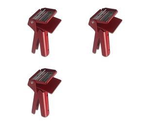 Deechate 3X Strumento per Estrusione di Colla Strumento per Estrusione di Silicone Dispenser Strumento per Spremere Strumenti per Estrusione di Silicone di Facile Controllo Rosso