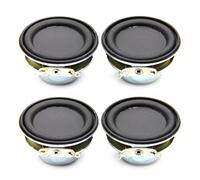 Deechate 4Pcs Altoparlante Audio 4Ω 5W 40mm 1.5 Pollice Gamma Completa Altoparlante Multimedia Altoparlante FAI DA TE Suono Mini Altoparlante per Home Theater