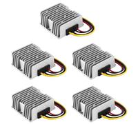 Deechate 5X DC 12 / 24V A DC 48V 6A 288W Regolatore Convertitore di Tensione Trasformatore Boost DC/DC Impermeabile