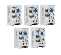 Deechate 5X KTS011 NO Normalmente Aperto Regolatore di Temperatura Meccanico Regolatore Governo Termostato Din Rail, Utilizzato per Raffreddamento