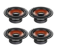 Deechate Altoparlanti Portatili Full Range da 4 Pezzi, 4 Ohm, 3W, Altoparlante per Teatro Musicale