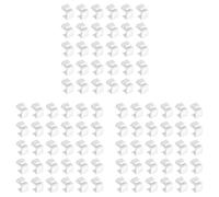 Deechate Confezione da 90 Inserti per Jack Vuoti per Piastra da Parete e Pannello di Permutazione, Colore Bianca