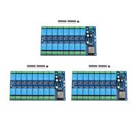 Deechate Modulo relè a 16 canali 3X DC5-12V Scheda di Sviluppo Alimentatore -WROOM Modulo di Sviluppo Secondario