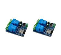 Deechate Modulo relè WIFI a 2 canali 2X 30A -WROOM-32E Modulo scheda di sviluppo per Smart Home Wireless Control DC7-28/5V