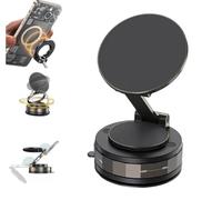 Deedlite Vipbugo Supporto Telefono, Vipbu Porta Cellulare Auto Magnetico a Vuoto, Phone Holder Car Girevole 360° per Specchio e iPhone