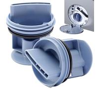 deegbbyi 2 Pezzi Filtro Lavatrice, Filtro Lanugine, Filtro Tappo Pompa di Scarico, Lavatrice Pompascarico Filtro, Lava bucato Pompa di Scarico Filtro Accessorio, Filtro Ricambio Adatto per Lava