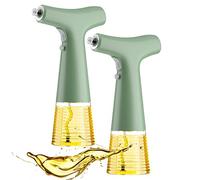 DEEguess 2 Pz 240 Ml Elettrico Bottiglia Erogatore di Olio D'Oliva Spruzzatore, Dimensione di Atomizzazione può Essere Regolata, Cambio di Tipo C, per Cucinare Insalata/Pane/Barbecue/Bistecca Green