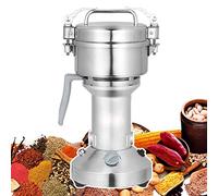 DEEguess 300G Macinacaffè Elettrico per Grani Macinacaffè, Frantoio in Polvere per Farina, Tempi 0-5 Minuti, Design Reversibile, per Cucina Domestica E Uso Commerciale