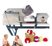 DEEguess Avvolgitore A Gomitolo Elettrico, Spago Automatico per Rulli per Maglieria, velocità Regolabile + Smistamento Rapido, capacità Massima di Avvolgimento: 150 G, per Filo Misto A Mano, Matassa